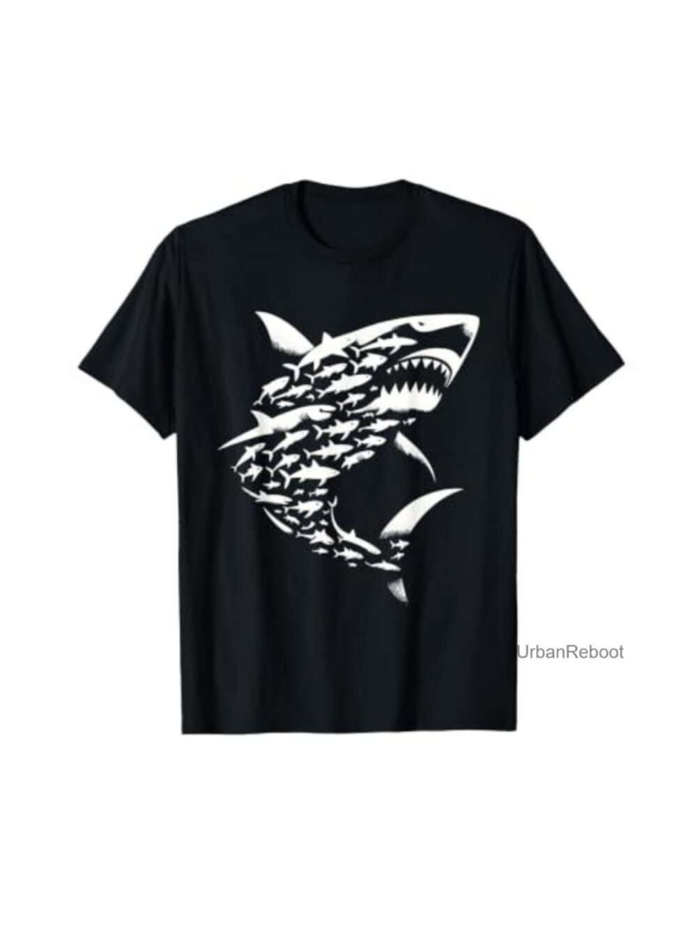 Marine Biology Shark Graphic T-Shirt Classic Fit Crew Neck